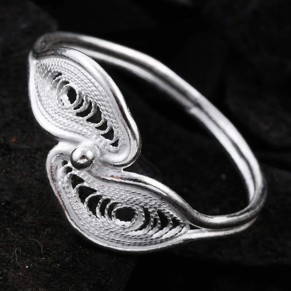 Sterling Silver Minimalist Open Back Ring